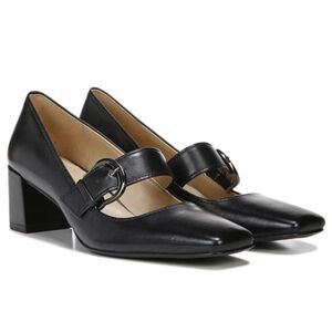 Naturalizer Black Block Heel Shoes